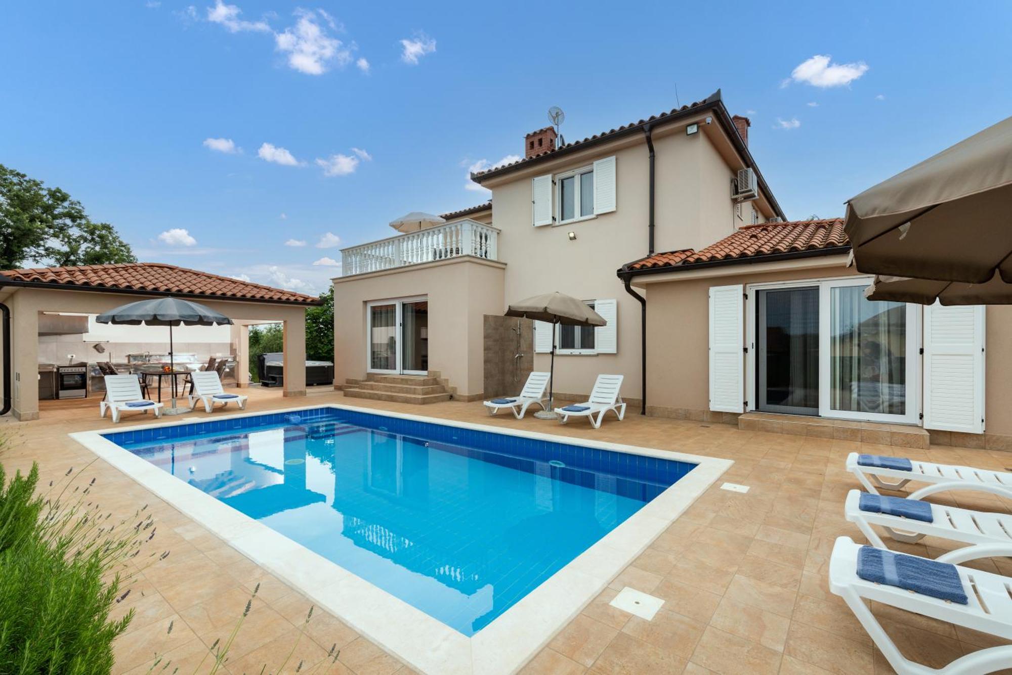 Villa Buroli With Pool, Sauna And Jacuzzi מראה חיצוני תמונה